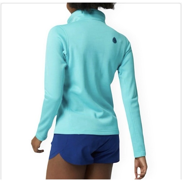 Stio Women's Gannett Peak Half Zip Fleece Pullover Blue Size Medium NEW - Picture 2 of 12